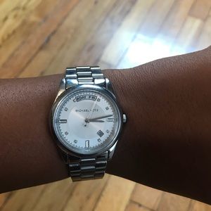 Silver Michael kors watch